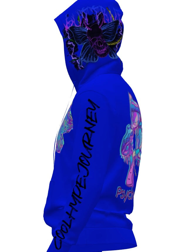 All-Over Print Men's Zip Hoodie