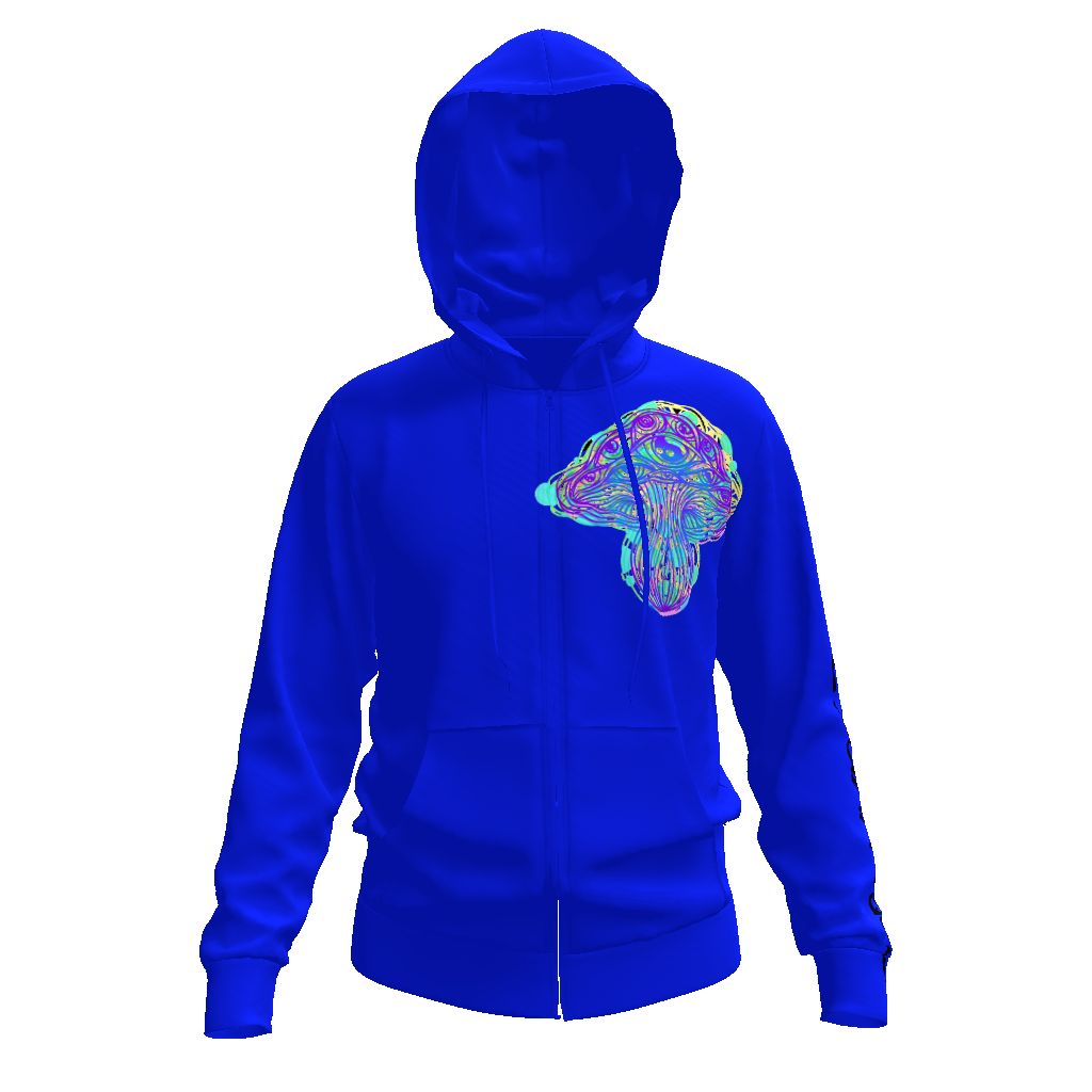 All-Over Print Men's Zip Hoodie