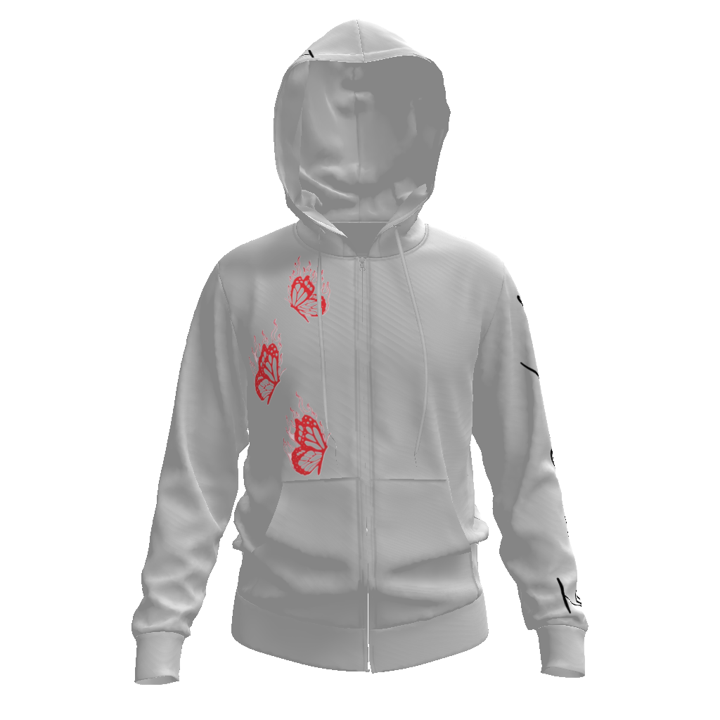 All-Over Print Men's Zip Hoodie